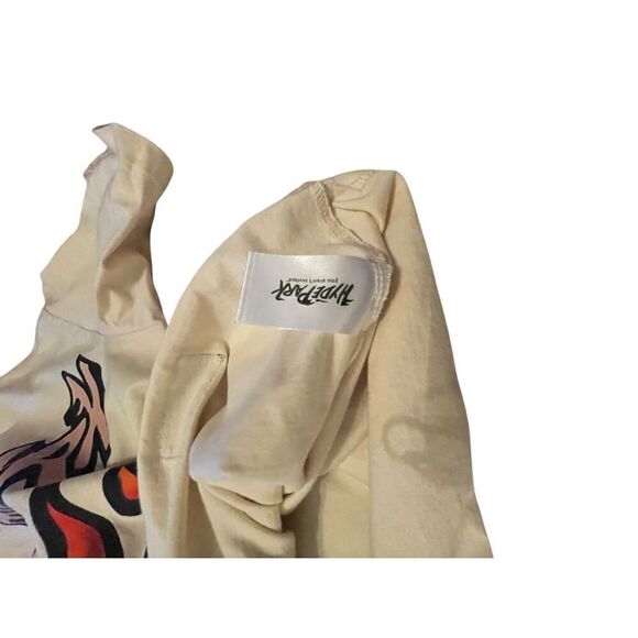 Hyde Park Mens Cream Coming In Hot Crewneck Short Sleeve T-Shirt Small - Picture 4 of 12